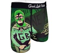 Good Luck Undies Men's Trailer Park Boys Boxer Brief Underwear, Trailer Park Boys, Green Bastard, S
