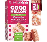 Good Mallow Plant Based Marshmallow Crispy Rice Treats Raspberry - 8 ct. 2 x 176g