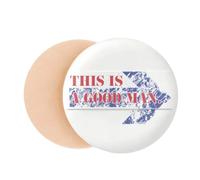 Good Man Indicates Symbolic Direction. Air Cushion Makeup Foundation Sponge Powder Puff
