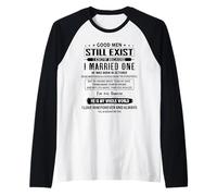 Good Men Still Exist I Married One He Was Born In October Raglan Baseball Tee