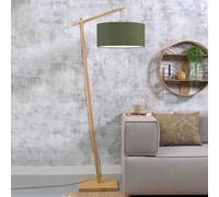 GOOD & MOJO Andes floor lamp, green/natural