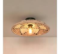 GOOD & MOJO Andros ceiling lamp, natural/white, Ø 45 cm