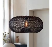 GOOD & MOJO Arizona hanging light, red, Ø 70 cm, rattan, E27