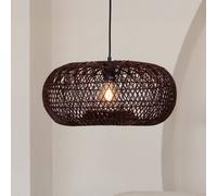 GOOD & MOJO Arizona pendant light, red, Ø 50 cm, bamboo, E27