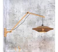 GOOD & MOJO Bali wall lamp 2 arms, natural, 60x15cm