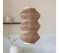 GOOD & MOJO Barbados hanging light, natural/brown, Ø 40 cm, E27