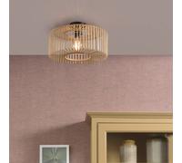 GOOD & MOJO Bromo ceiling light made of bamboo, Ø 40cm