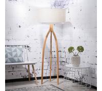 GOOD & MOJO Floor lamp Annapurna, light linen, height 160 cm