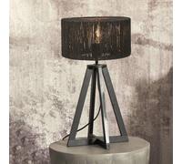 GOOD & MOJO Iguazu table lamp, pyramid, black