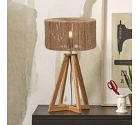 GOOD & MOJO Iguazu table lamp, pyramid, natural