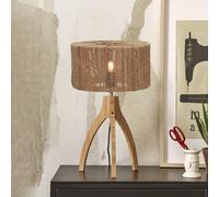 GOOD & MOJO Iguazu table lamp, tripod, natural