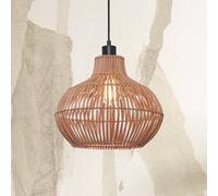 GOOD & MOJO Kalahari hanging light, Ø 32 cm, natural, rattan, E27
