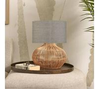 GOOD & MOJO Kalahari table lamp 32cm dark linen