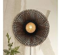 GOOD & MOJO Kalimantan wall, black/natural, Ø 60cm
