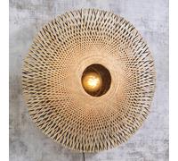 GOOD & MOJO Kalimantan wall, natural/black, Ø 87cm