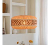 GOOD & MOJO Langkawi pendant light, brown Ø 50 cm, bamboo E27