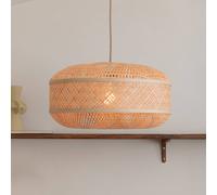 GOOD & MOJO Langkawi pendant light, natural Ø 50 cm, bamboo E27
