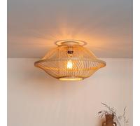 GOOD & MOJO Maui ceiling lamp, natural, Ø 50 cm, bamboo, E27