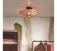GOOD & MOJO Tanami ceiling light, Ø 40 cm, nature