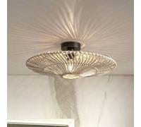 GOOD & MOJO Zanzibar ceiling light, Ø55cm, white