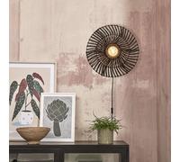 GOOD & MOJO Zanzibar wall light, Ø 40 cm, black