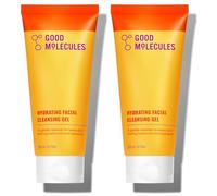 Good Molecules Hydrating Facial Cleansing Gel Pack 2 - 200 ml / 6.7 fl oz Each | Face Wash with Rosewater & Pineapple Extracts for Gentle Cleansing and Hydration