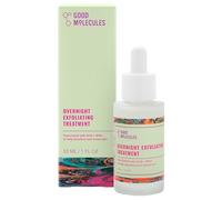 Good Molecules Overnight Exfoliating Treatment - Face Exfoliator with AHA & BHA Lightweight Formula - Pore Minimizer, Facial Skin Care with Glycolic & Salicylic Acid