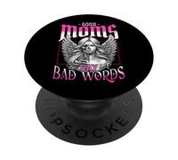 Good Moms Say Bad Words | Funny Biker Mum Humor | Sarcastic PopSockets Adhesive PopGrip