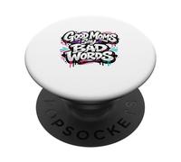 Good Moms Say Bad Words Funny Perfect for Mother's Day PopSockets Adhesive PopGrip