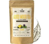 Good Mood Herbal Infusion CAMINO DE CABRAS® | St John’s Wort with Loose Leaf Green & White Tea Leaves, Tulsi, Sage & Rose Petals | Calm Tea Blend for Daily Balance | 100g