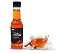 GOOD&MOORE Cinnamon Syrup 250ml | Premium Concentrated Mixer for Coffee, Milkshakes, Frappe, Pancakes, Cold Coffee & More | Ready to Mix Flavoring Syrup