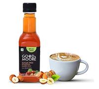 GOOD&MOORE Sugar-Free Roasted Hazelnut Syrup | Premium Concentrated Syrup for Coffee, Milkshake, Frappe, Cold Coffee, Pancakes & More | Ready to Mix | 250ml