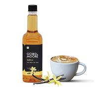 GOOD&MOORE Vanilla Syrup 750ml | Premium Concentrated Syrup for Coffee, Milkshake, Frappe, Cold Coffee, Pancakes & Beverages | Ready to Mix | Rich Flavor Enhancer