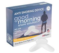 Good Morning Snore Solution Mouth Guard Anti Snoring Devices for Smaller Mouths - FDA Cleared Snore Stopper & Snoring Solution for Young Adults - Tongue Stabilizing Mouthpiece - Made in USA