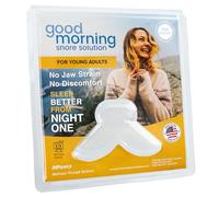 Good Morning Snore Solution Mouth Guard Anti Snoring Devices for Smaller Mouths - FDA Cleared Snore Stopper & Snoring Solution for Young Adults - Tongue Stabilizing Mouthpiece - Made in USA