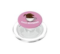 Good Mourning Coffee Grim Reaper Funny Halloween PopSockets PopGrip for MagSafe