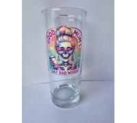 Good Mums Say Bad Words Glass Tumbler Unique Gift idea Adult Humour Funny Rude Mum