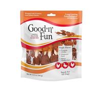 Good ‘n’ Fun Triple Flavor Kabobs Chews for All Dogs, 18 Count, Treat Your Dog to Chews Made from Beef Hide, Real Chicken, Pork Hide, Duck and Chicken Liver