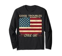 Good Necessary Trouble Lives On Resistance Protests Resist Long Sleeve T-Shirt