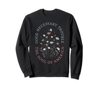 Good Necessary Trouble Subtle Protest for Women Sweatshirt