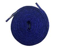 Good.news Flat Glitter Shoelaces Bling Shoe Laces Metalic Look 45Inch Royal Blue
