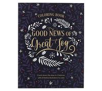 Good News of Great Joy Christmas Coloring Book for Women and Teens with Christian Scripture