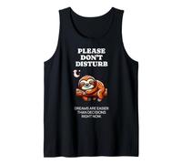 Good Night - Cute Sloth Sleeping Tank Top