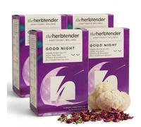 Good Night Organic Evening Tea - Herbal Tea with Chamomile, Hibiscus, Fennel & Reishi - Caffeine Free Evening Tea Bags - Flavoured Tea - 72 x Individually Wrapped Organic Tea Bags - Bedtime Calm