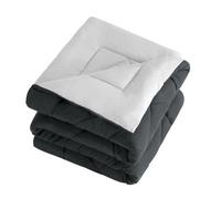 Good Nite 10.5 Tog Coverless All Season Duvet, Oeko Tex Reversible Design, Machine Washable Bedding, 135X200Cm, Grey