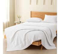 Good Nite 4.5 Tog Summer All Season Microfibre Duvet, Classic Quilted Split Compartment, Skin Friendly Polyester, 200X200Cm