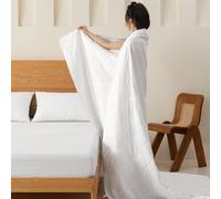 Good Nite 4.5 Tog Summer All Season Microfibre Duvet, Classic Quilted Split Compartment, Skin Friendly Polyester, 135X200Cm