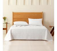 Good Nite 4.5 Tog Summer All Season Microfibre Duvet, Classic Quilted Split Compartment, Skin Friendly Polyester, 230X220Cm