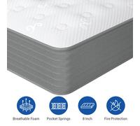 Good Nite 7-Zone Orthopedic Hybrid Mattress With Memory Foam & Silent Pocket Springs