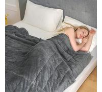 Good Nite Weighted Blanket Adult 4 Kg Heavy Blanket for Sleeping Adults Grey 125x150 cm Flannel Blanket Warm Heavy Weighted Blankets